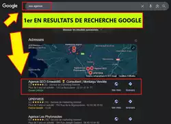 agence seo montaigu 1er sur google